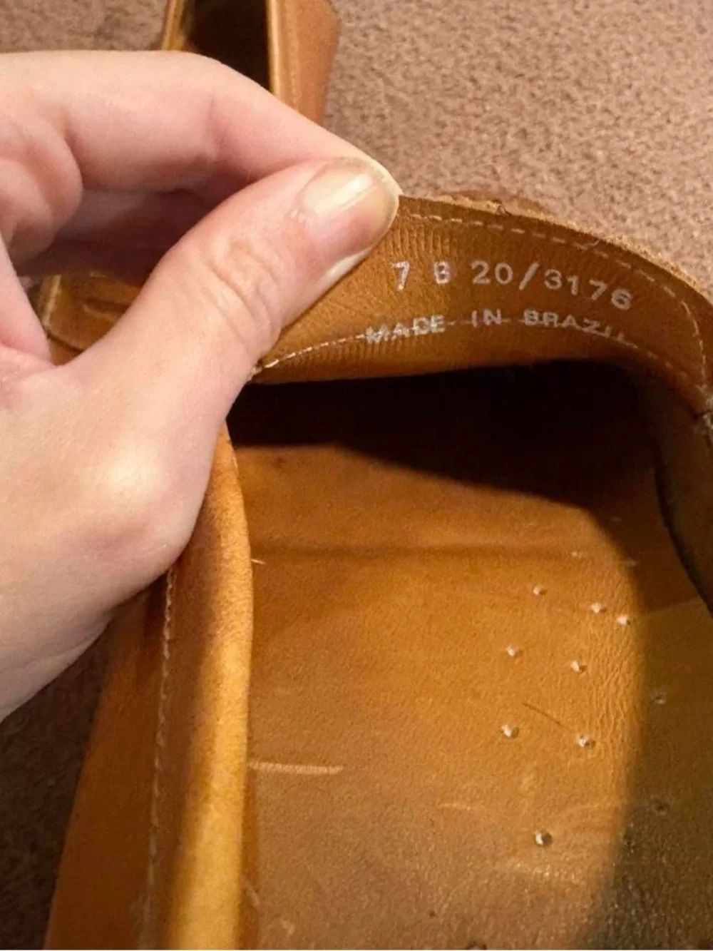 Mercanti Fiorentini leather loafers size‎ 7 made in Brazil